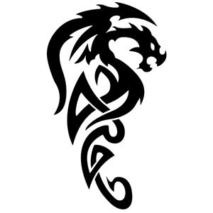 Tattoo dragon PNG image-5468